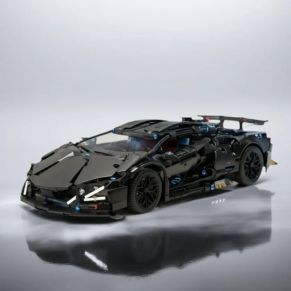 Dynamic Racer Building Block Kit for Creative Minds, 1288 Pieces