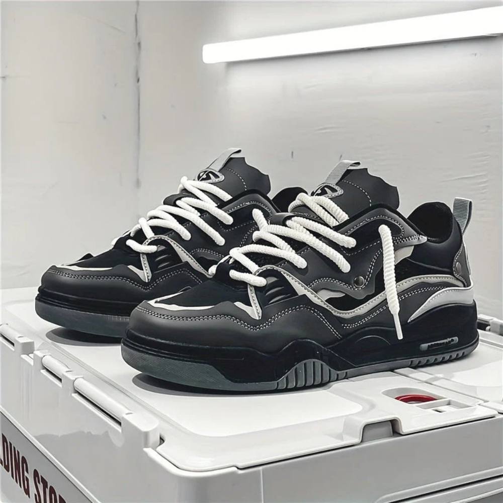 Men's Bold Comfort Sneakers with Thick Supportive Sole