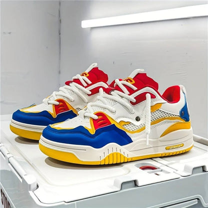 Men's Bold Comfort Sneakers with Thick Supportive Sole