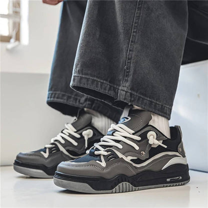 Men's Bold Comfort Sneakers with Thick Supportive Sole