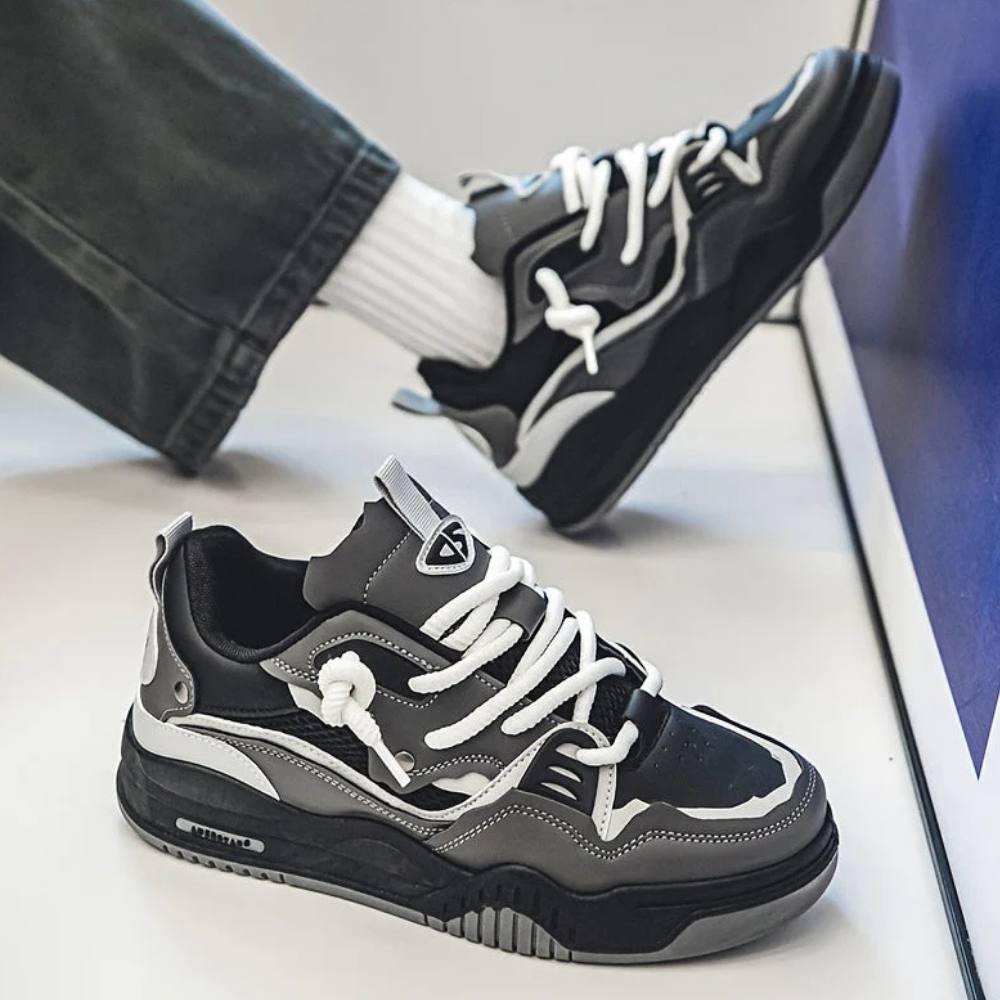 Men's Bold Comfort Sneakers with Thick Supportive Sole