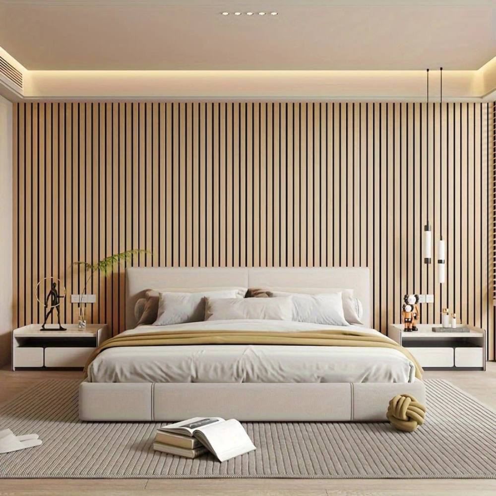 Peel-and-Stick 3D Wall Panels with Authentic Wood Finish