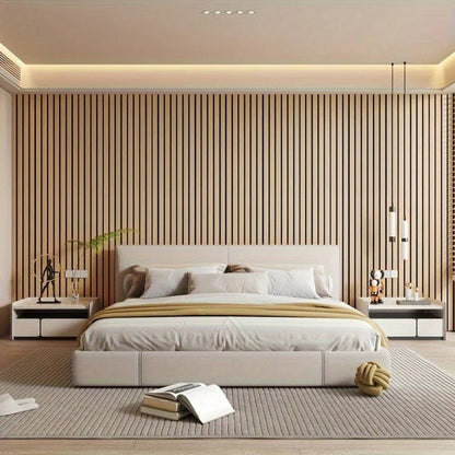Peel-and-Stick 3D Wall Panels with Authentic Wood Finish