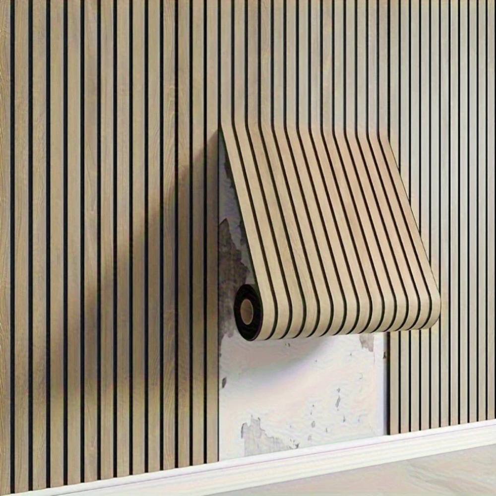 Peel-and-Stick 3D Wall Panels with Authentic Wood Finish