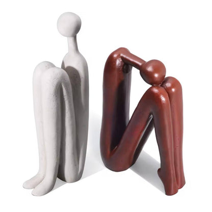 Stylish Polyresin Book Supports for Home and Office - 2 Pack