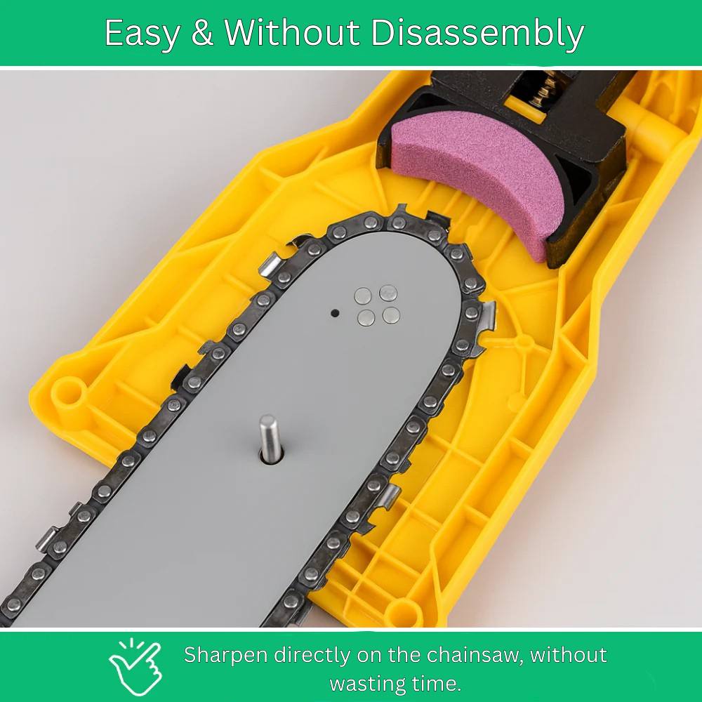 Rapid Chainsaw Blade Sharpener for Effortless Cutting