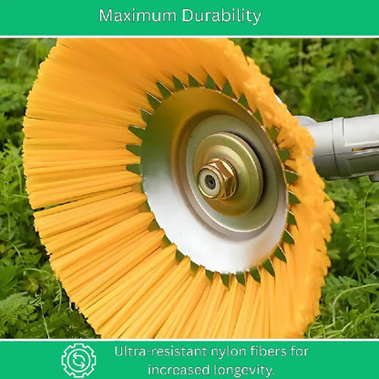 Precision Nylon Cleaning Head for Effortless Garden Care