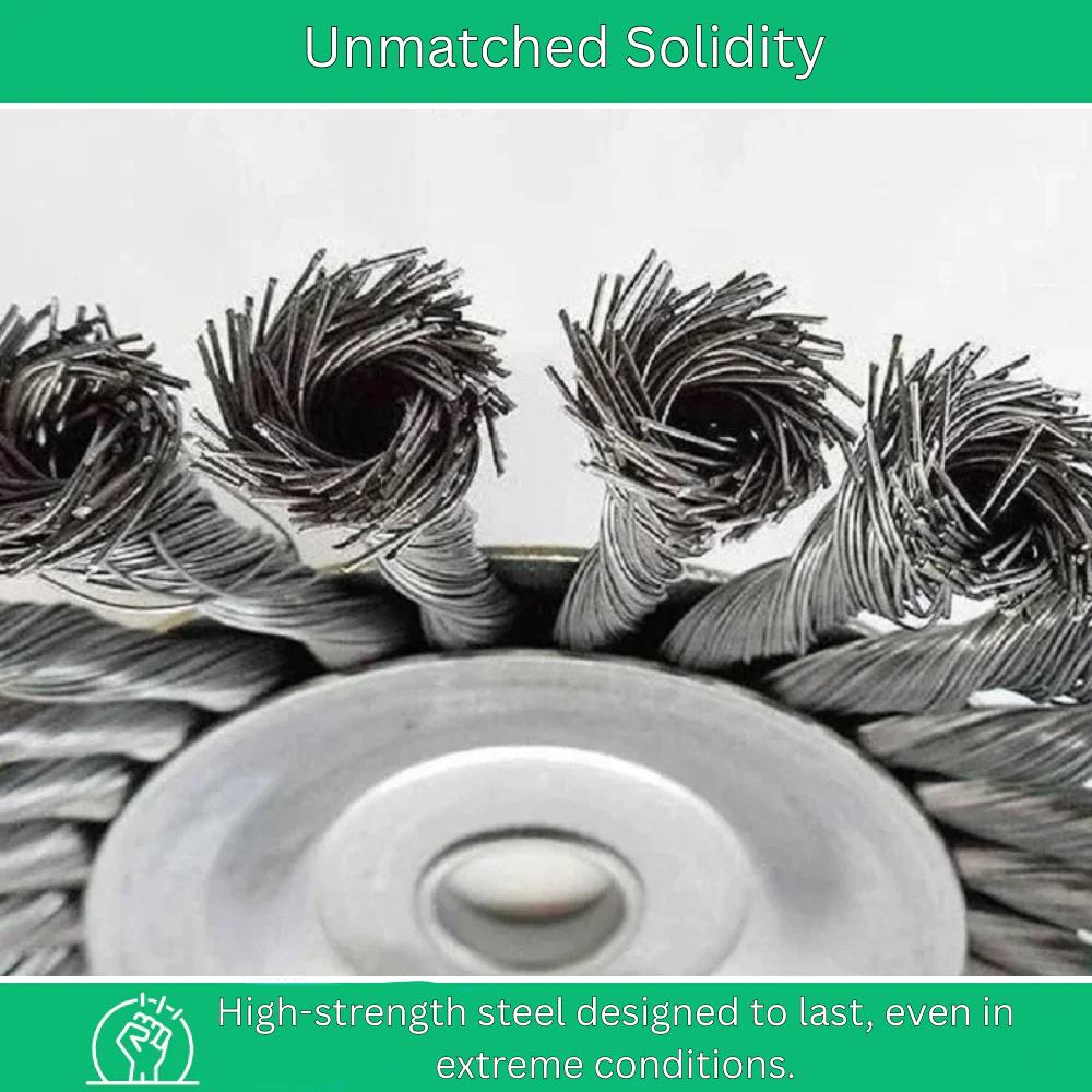 Premium Steel Brush Attachment for Effortless Yard Trimming