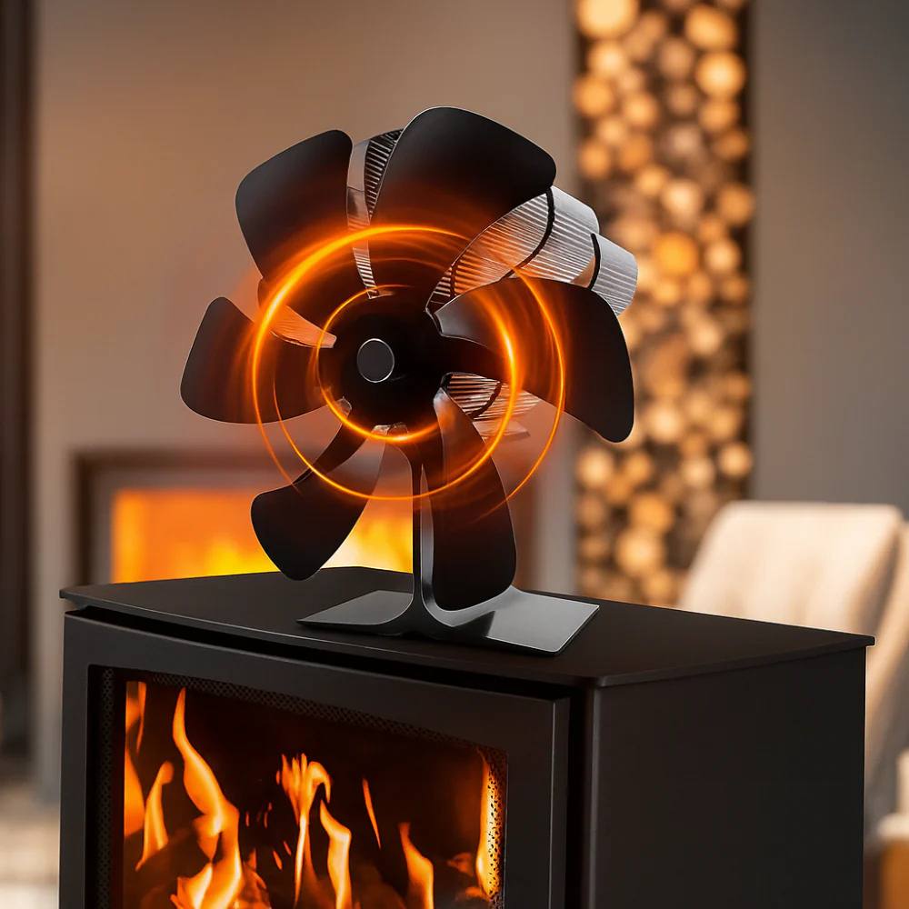 Eco-Friendly Heat Circulator for Wood Stoves