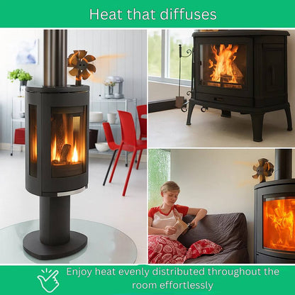 Eco-Friendly Heat Circulator for Wood Stoves