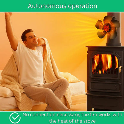 Eco-Friendly Heat Circulator for Wood Stoves