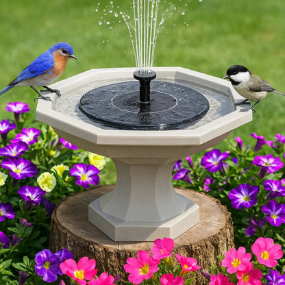 Eco-Friendly Solar-Powered Water Feature for Outdoor Spaces