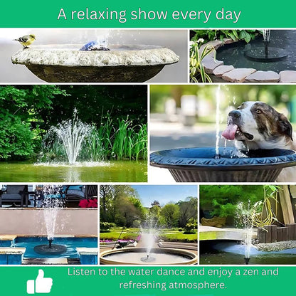 Eco-Friendly Solar-Powered Water Feature for Outdoor Spaces