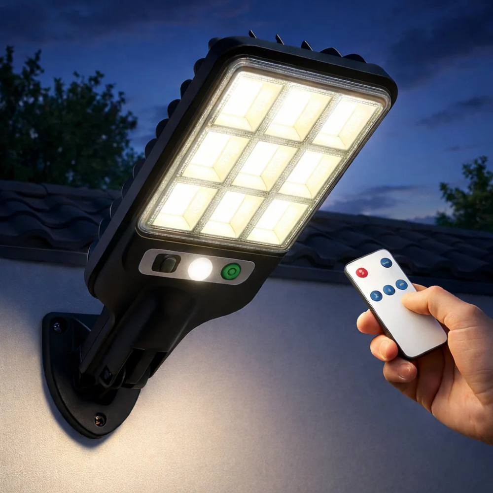 Eco-Friendly Motion-Activated Outdoor Wall Light