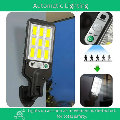 Eco-Friendly Motion-Activated Outdoor Wall Light