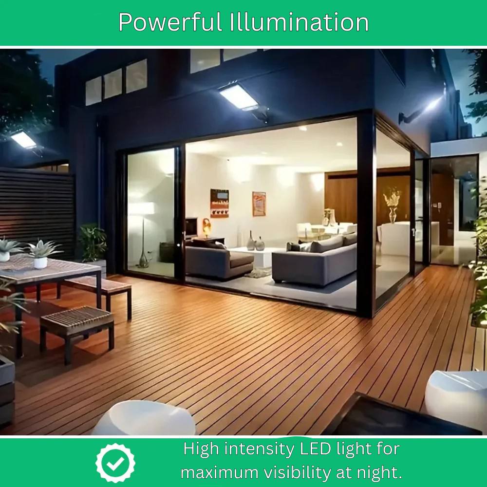 Eco-Friendly Motion-Activated Outdoor Wall Light