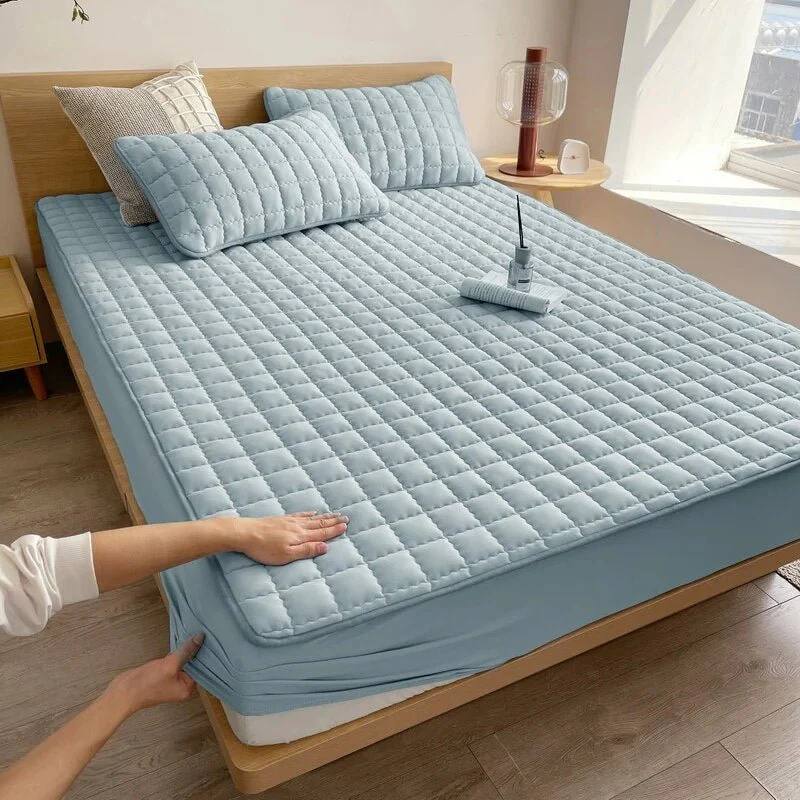 SereneRest Premium Mattress Protector for Luxurious Sleep