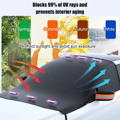 Magnetic Windshield Protector for Ice and Snow