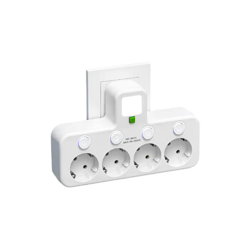 Ultimate Smart Power Hub with 4 Outlets and USB Ports