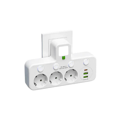 Ultimate Smart Power Hub with 4 Outlets and USB Ports
