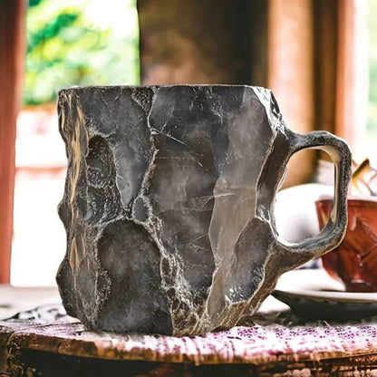 LuxeSip Artisan Mineral Glass Beverage Mug