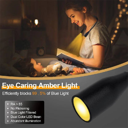 Ergonomic USB Rechargeable LED Neck Light for Hands-Free Use