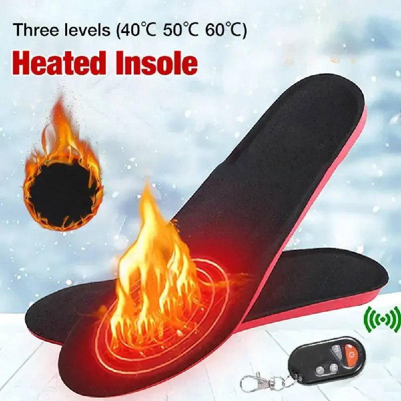 Wireless Foot Warmers with Custom Fit and 3 Heat Levels