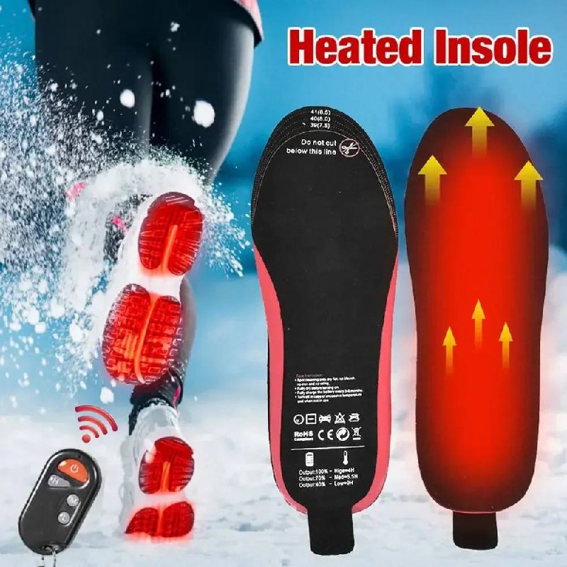 Wireless Foot Warmers with Custom Fit and 3 Heat Levels