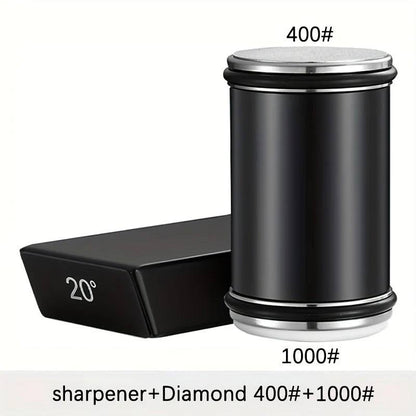 Precision Sharpening Stone Kit with Magnetic Base for Knives