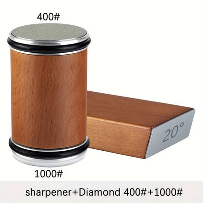 Precision Sharpening Stone Kit with Magnetic Base for Knives