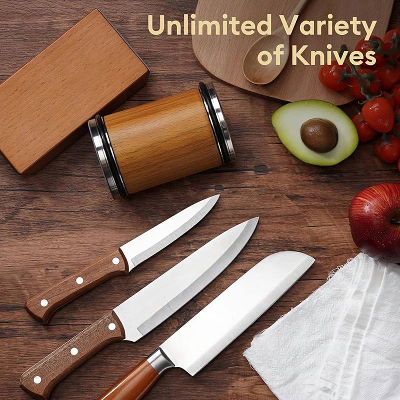 Precision Sharpening Stone Kit with Magnetic Base for Knives