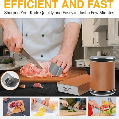 Precision Sharpening Stone Kit with Magnetic Base for Knives