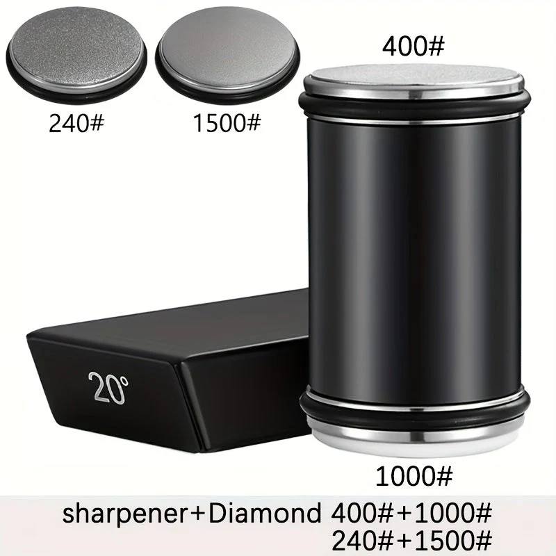 Precision Sharpening Stone Kit with Magnetic Base for Knives