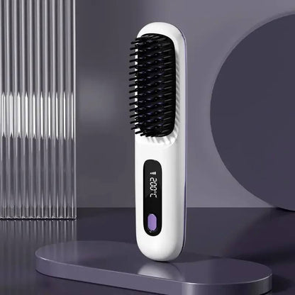 Portable Wireless Hair Styler with Digital Heat Control