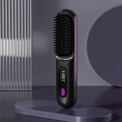 Portable Wireless Hair Styler with Digital Heat Control