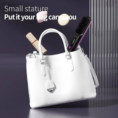 Portable Wireless Hair Styler with Digital Heat Control