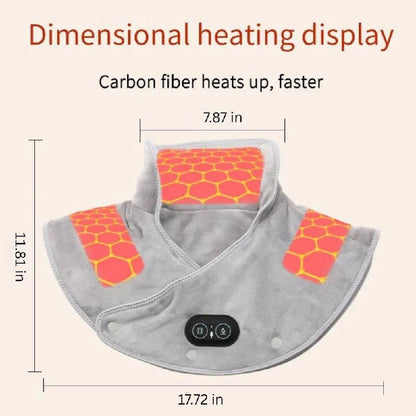 Soothing Neck and Shoulder Heating Pad with Timer & 3 Settings