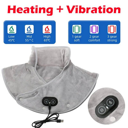 Soothing Neck and Shoulder Heating Pad with Timer & 3 Settings