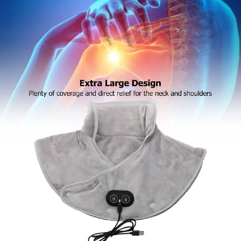 Soothing Neck and Shoulder Heating Pad with Timer & 3 Settings