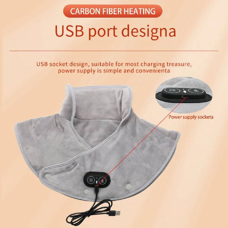Soothing Neck and Shoulder Heating Pad with Timer & 3 Settings