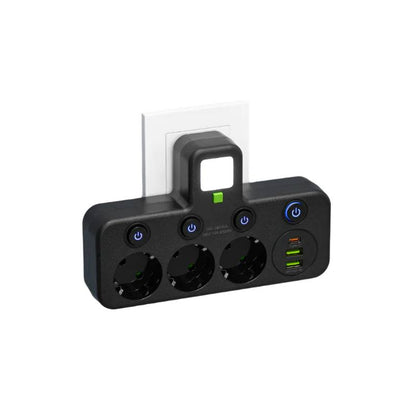 Ultimate Smart Power Hub with 4 Outlets and USB Ports