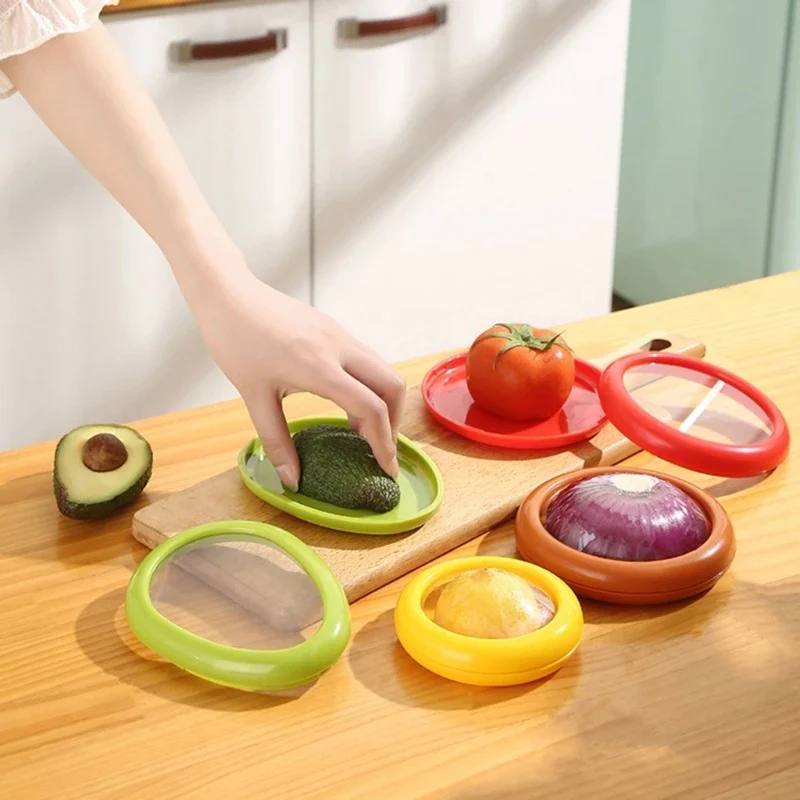 Versatile Silicone Food Saver Container Set