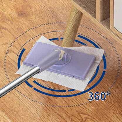 Effortless 360° Rotating Floor Mop for Quick Cleanup