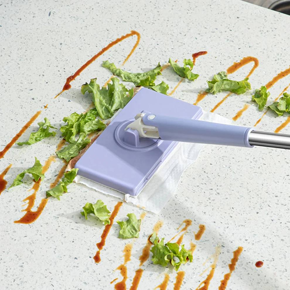 Effortless 360° Rotating Floor Mop for Quick Cleanup