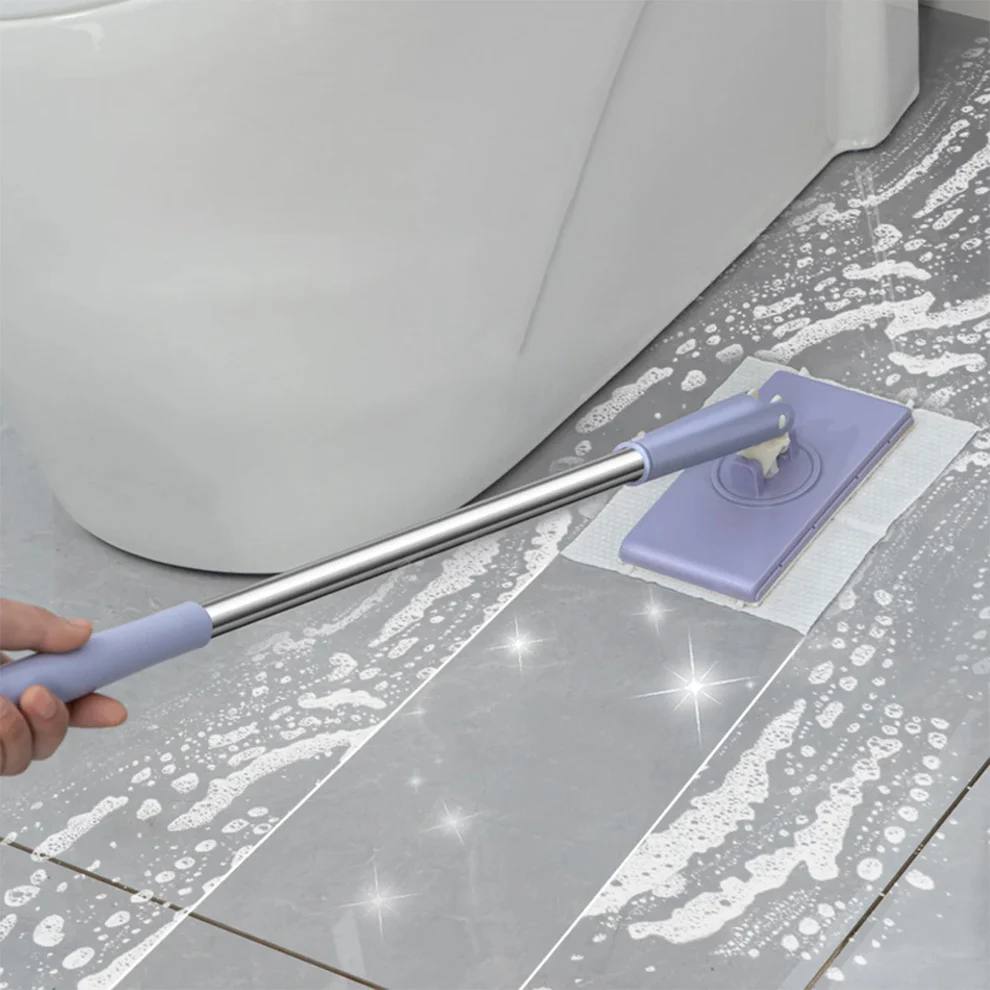Effortless 360° Rotating Floor Mop for Quick Cleanup
