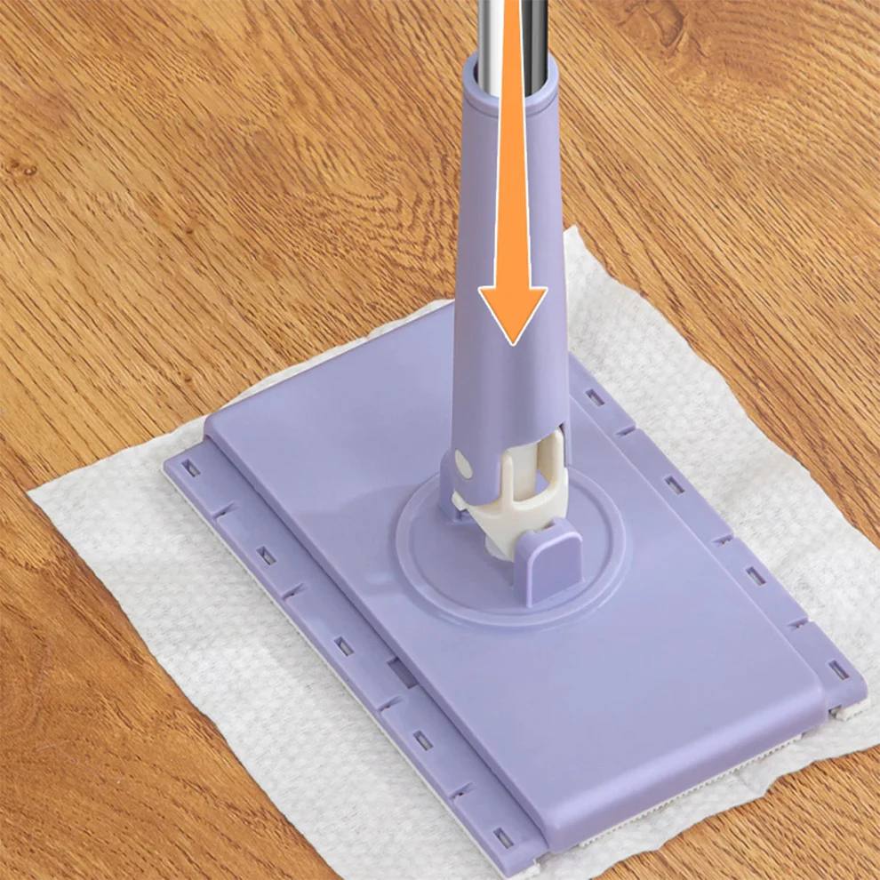 Effortless 360° Rotating Floor Mop for Quick Cleanup