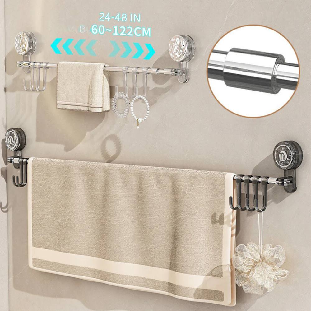 Space Saver Wall Organizer with Suction Hooks