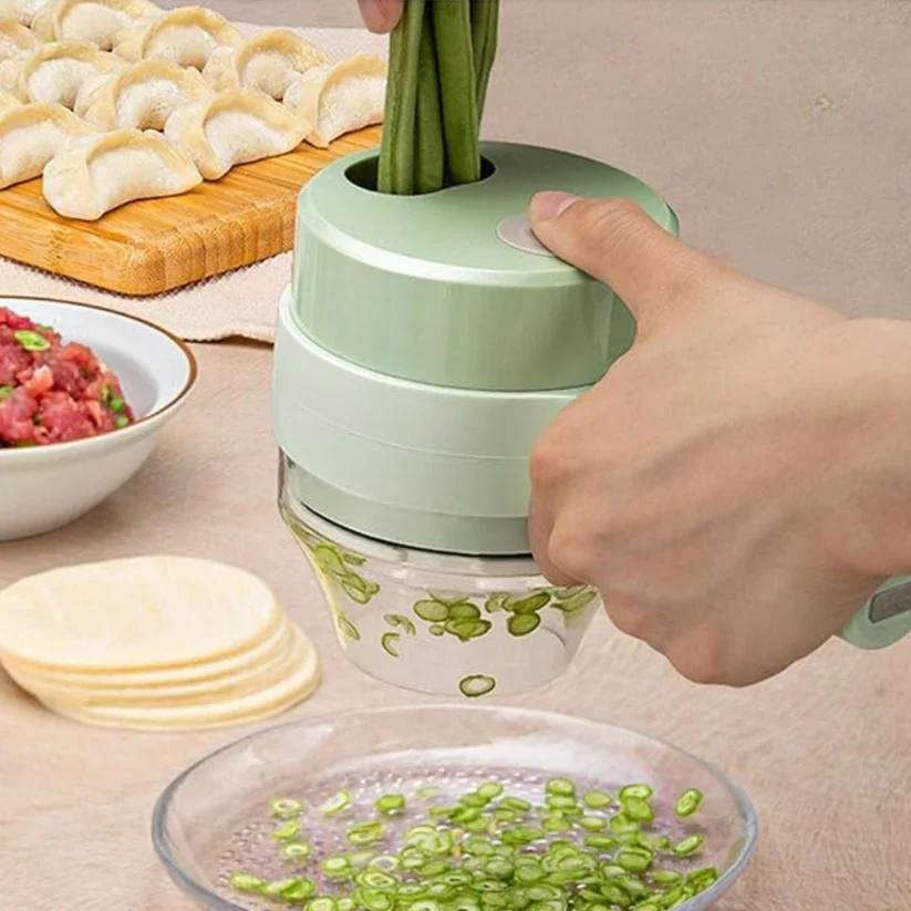 QuickPrep Electric Vegetable Cutter for Effortless Cooking