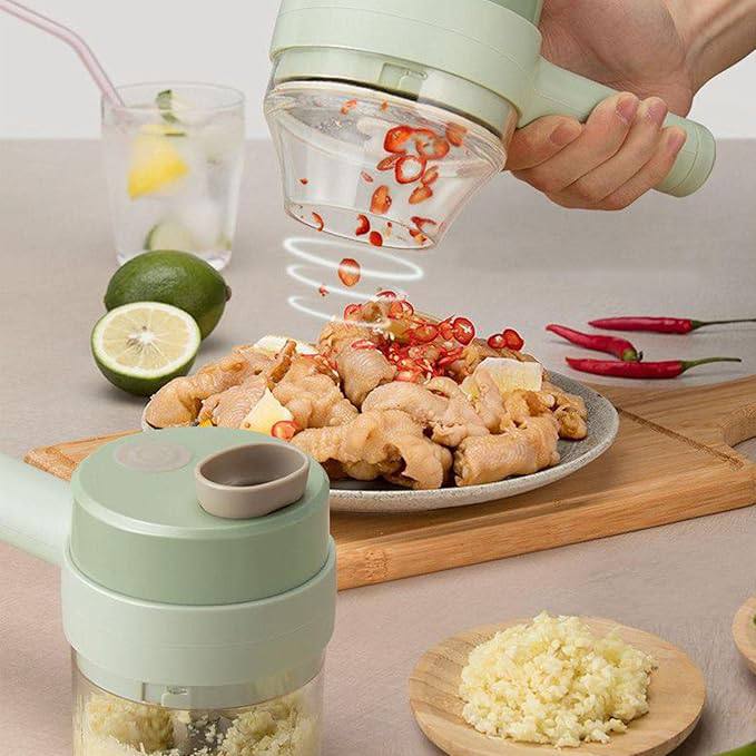 QuickPrep Electric Vegetable Cutter for Effortless Cooking