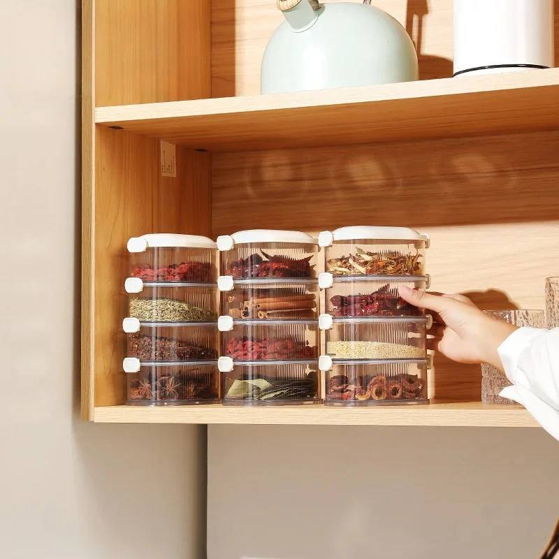 Smart Spice Keeper: Airtight Stackable Organizer